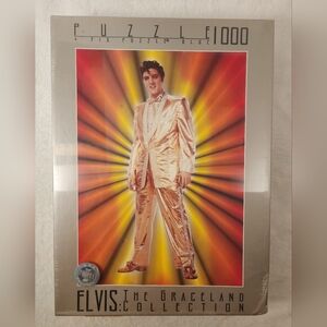 ELVIS: THE GRACELAND COLLECTION / SEALED 1000 PIECE PUZZLE / 26 3/34 x 19 INCHES